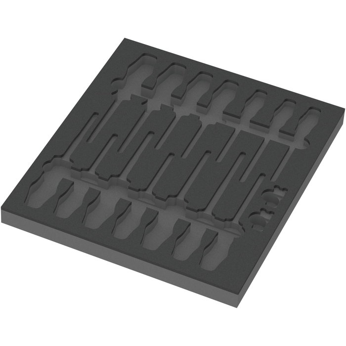 Wera Set de tournevis VDE 9711 avec insert en mousse