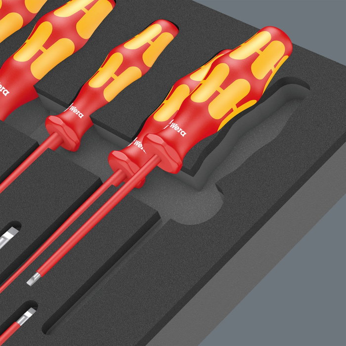Wera Set de tournevis VDE 9711 avec insert en mousse