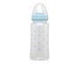 KioKids Biberon Anticolique 360 ml bleu Petits Moments pour bébé +6 mois avec tétine silicone universelle 3 positions et sans BPA