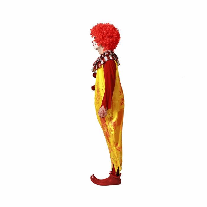 BigBuy Carnival Déguisement Clown Jaune avec Volants pour Homme Adulte BigBuy Carnival Déguisement Clown Jaune avec Volants pour Homme Adulte