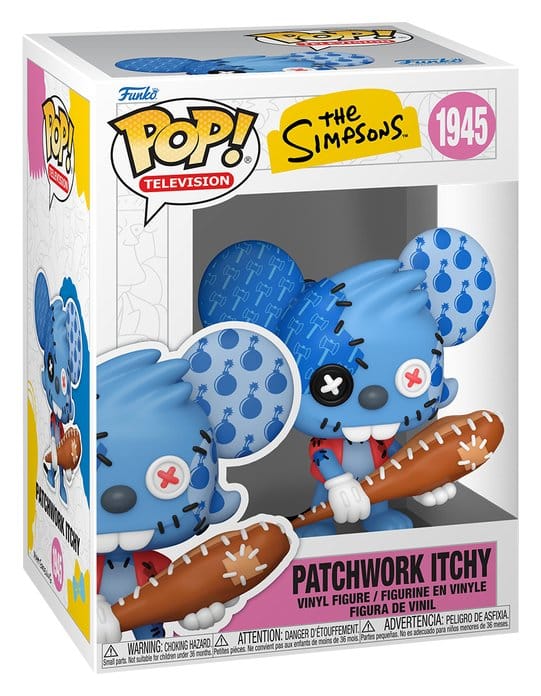 Funko POP! Animation Itchy Patchwork des Simpsons Funko POP! Animation Itchy Patchwork des Simpsons