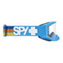 SPY Foundation Speedway Matte Blue - Clear 158/00/40, Lunettes de moto unisexe, Bleu/Transparent