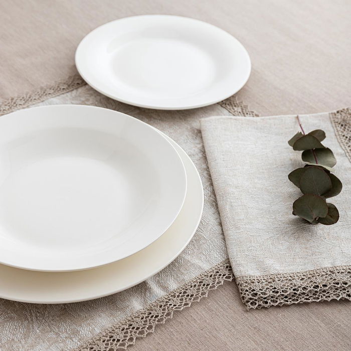 Vajilla Porcelana Lis Bidasoa 18 Piezas - 6 Personas