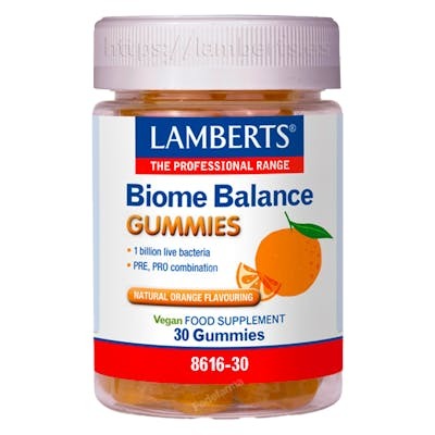 LAMBERTS Biome Balance 30 gummies orange LAMBERTS Biome Balance 30 gummies orange