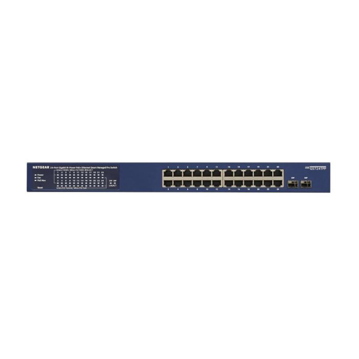 Netgear GS724TP-300EUS Smart Switch 24 ports PoE+ et 2 ports SFP Netgear GS724TP-300EUS Smart Switch 24 ports PoE+ et 2 ports SFP