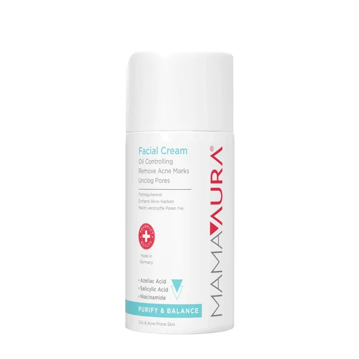 Mamaaura Crème Marques post-acné pour le visage 50 ml Mamaaura Crème Marques post-acné pour le visage 50 ml