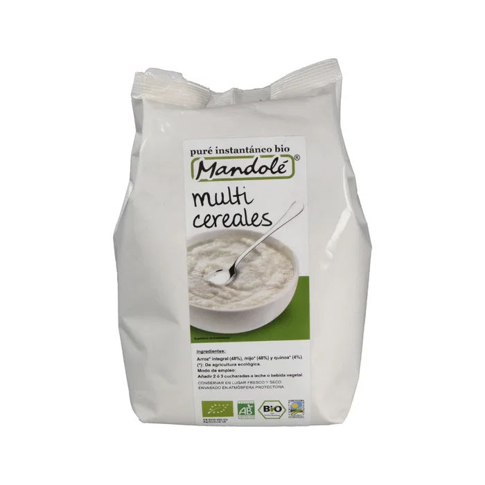 MANDOLE Pure Multicereal Instantaneo Polvo 250Gr Bio - Multicéréale instantané poudre biologique MANDOLE Pure Multicereal Instantaneo Polvo 250Gr Bio - Multicéréale instantané poudre biologique
