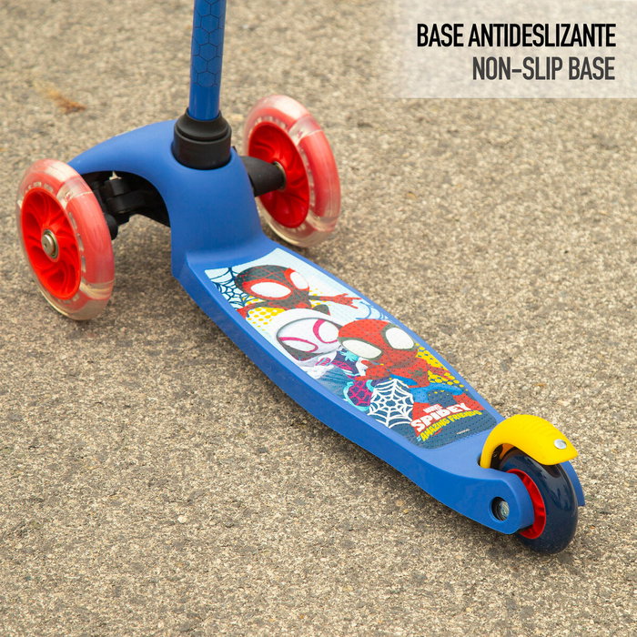 Scooter Spidey Caoutchouc Métal Plastique