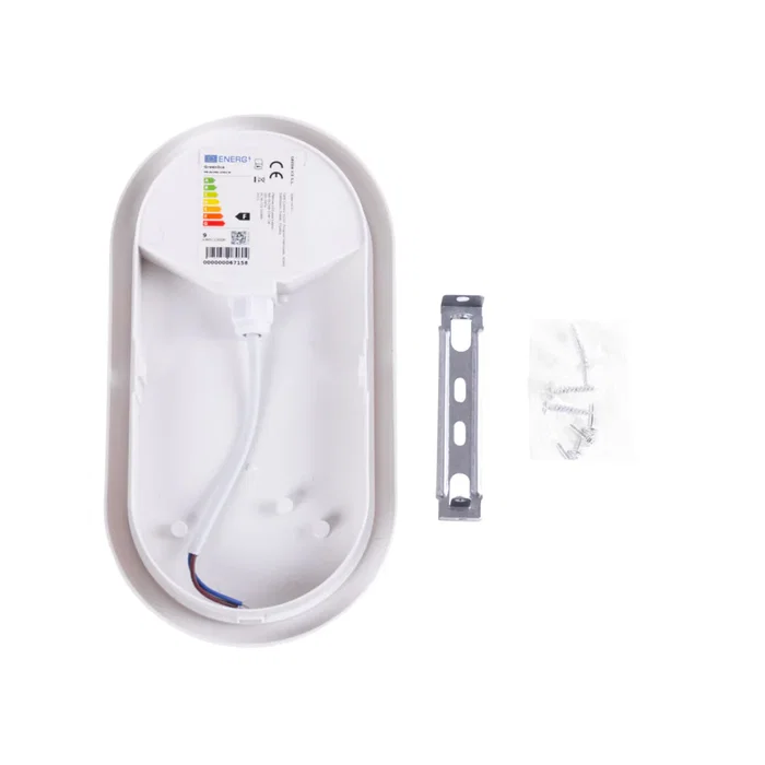 Plafonnier LED 9W 900Lm 4200K IP54 Harlow 40.000H [HO-DLOVB-1OW-W]