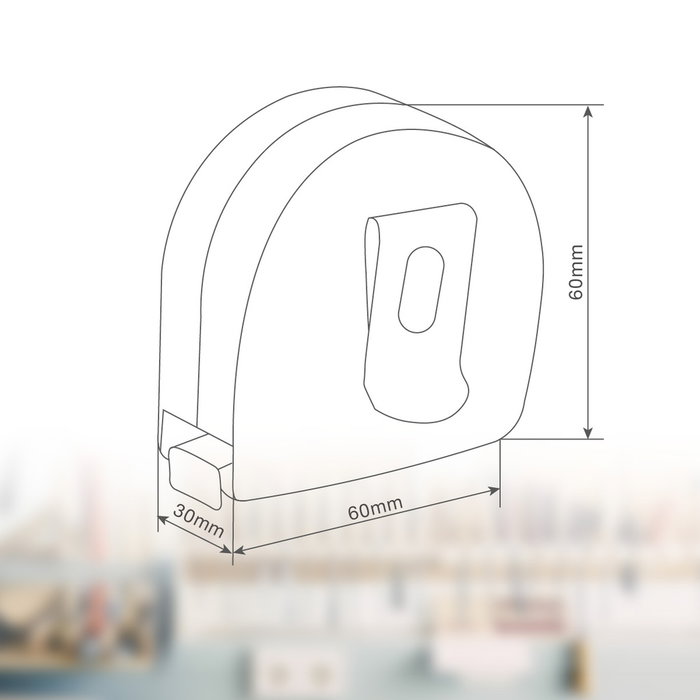 Hantums Cinta Métrica Bicolor 16mm-3M (Boîte de 12 unités)