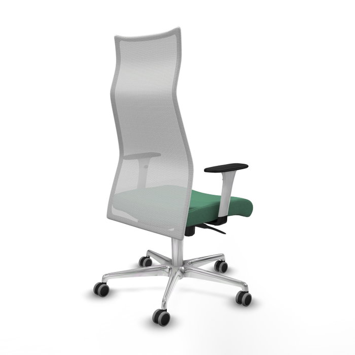 Piqueras y Crespo Chaise de Bureau Albacete Vert Émeraude et Blanc