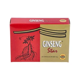 Robis Ginseng Rojo Star 30 Gélules Complément Énergisant Tonus Musculaire Stress Convalescence