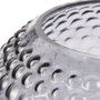 Home Deco Factory Vase DOLIA Gris avec Effet Bulles en Verre