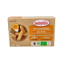 BABYBIO Biscuits de dentition BIO Orange 120g