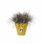 Elho Pot de fleurs rond Loft Urban 25 Jaune ocre