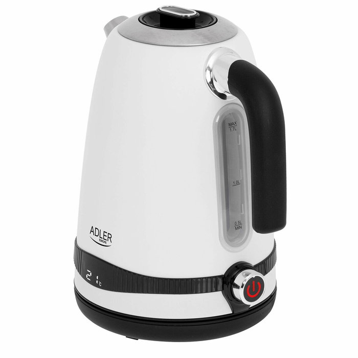 Adler Bouilloire Blanc Acier inoxydable 1,7 L Adler Bouilloire Blanc Acier inoxydable 1,7 L