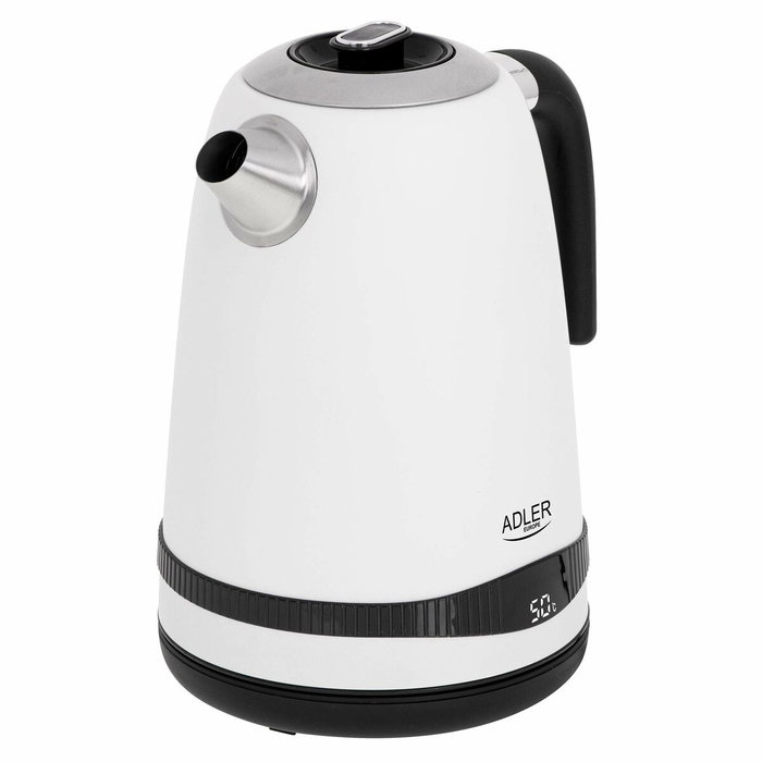 Adler Bouilloire Blanc Acier inoxydable 1,7 L Adler Bouilloire Blanc Acier inoxydable 1,7 L