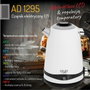 Adler Bouilloire Blanc Acier inoxydable 1,7 L