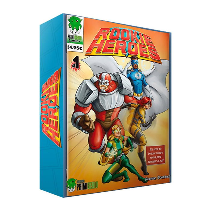 Asmodee Rookie Heroes Jeu de Cartes - Édition Espagnole - PEGI 10 - 2 à 4 Joueurs - 30 Minutes Asmodee Rookie Heroes Jeu de Cartes - Édition Espagnole - PEGI 10 - 2 à 4 Joueurs - 30 Minutes