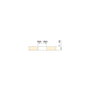 Emuca Multiconnecteur Vertikal Push 60 avec 3 prises Schuko et USB
