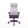 Piqueras y Crespo Chaise de Bureau Albacete Morado y Blanco