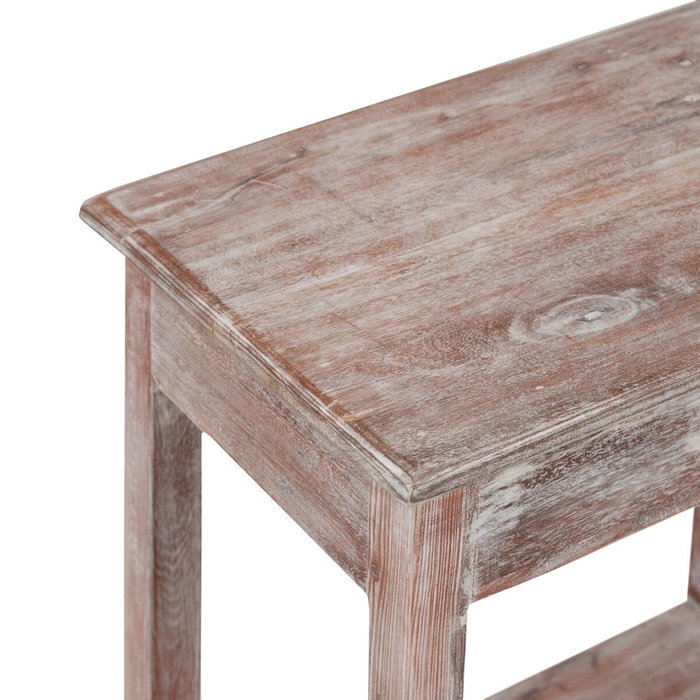 BigBuy Home Table d'appoint Blanc 60 x 42 x 70 cm BigBuy Home Table d'appoint Blanc 60 x 42 x 70 cm