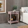 BigBuy Home Table d'appoint Blanc 60 x 42 x 70 cm