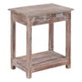 BigBuy Home Table d'appoint Blanc 60 x 42 x 70 cm