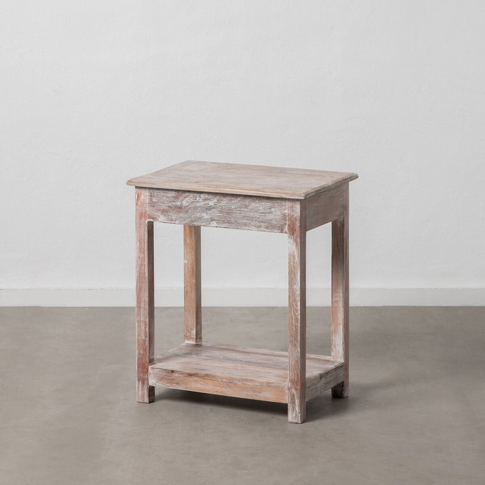 BigBuy Home Table d'appoint Blanc 60 x 42 x 70 cm BigBuy Home Table d'appoint Blanc 60 x 42 x 70 cm