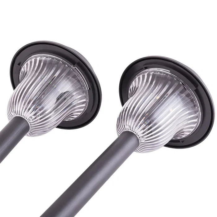 LUM-XSD Pack 2 Balises LED Solaires IP65 40 000H Jardin Éclairage Extérieur