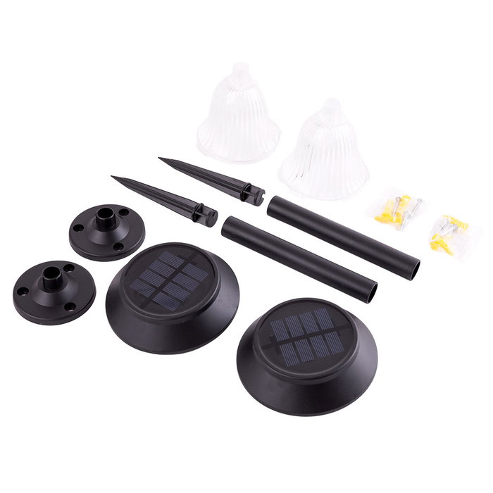 Pack de 2 Balises LED Solaires IP65