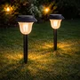 LUM-XSD Pack 2 Balises LED Solaires IP65 40 000H Jardin Éclairage Extérieur
