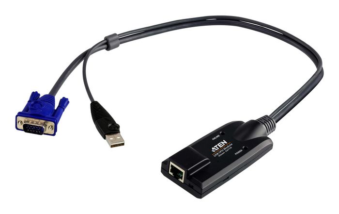 Aten KA7170 - Adaptateur KVM USB vers VGA avec support vidéo composite, résolution jusqu'à 1920x1200, pour PC/Mac Aten KA7170 - Adaptateur KVM USB vers VGA avec support vidéo composite, résolution jusqu'à 1920x1200, pour PC/Mac