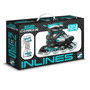 Stamp Rollers en ligne ajustables Noir 34-37