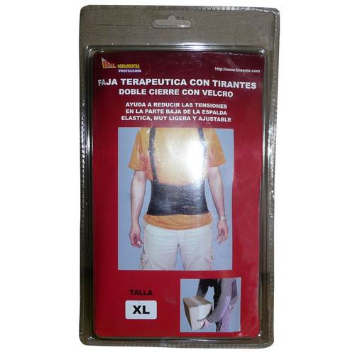 Tuman Faja avec bretelles Taille XL Noir