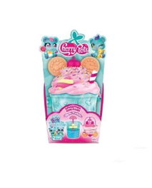 Magic Box Cherry Pets Smoothie Fun Park - Parc à thème pour figurines avec jumeaux ours, piscine et aire de pique-nique - Set de jeu et figurines Color Reveal Pcpsp106In20