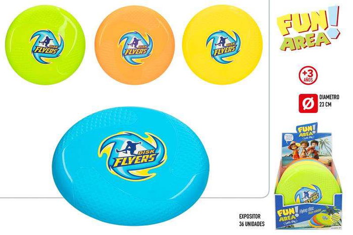 Color Baby - Disque volant 23 cm - Modèles aléatoires - Jeu d'extérieur pour enfants 3 ans et plus Color Baby - Disque volant 23 cm - Modèles aléatoires - Jeu d'extérieur pour enfants 3 ans et plus