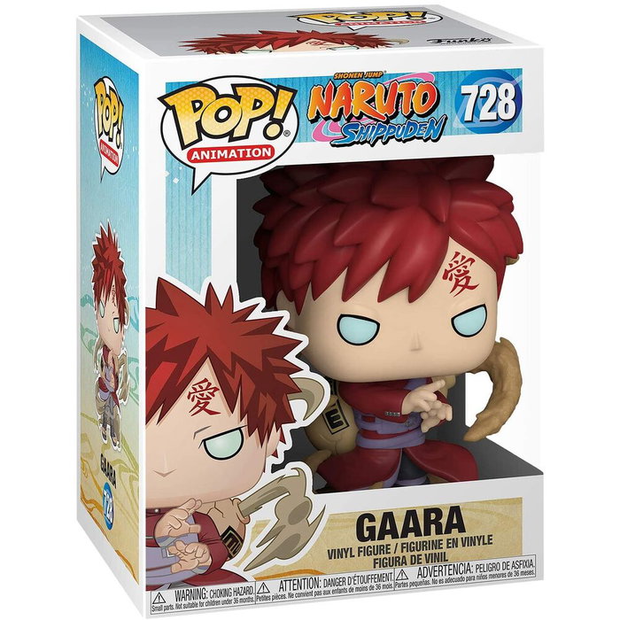 Funko POP! Vinyl - Naruto Shippuden : Gaara (9 cm) - Figurine de Collection en Boîte avec Fenêtre