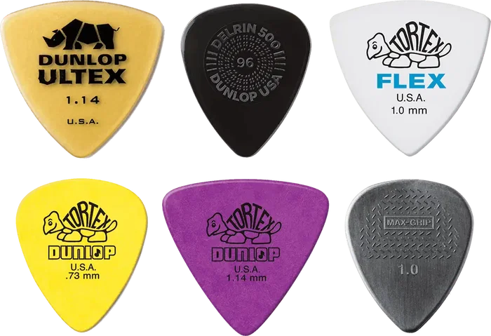 Dunlop Pack Variety Bass - Pack de 6 Médiators pour Basse électrique