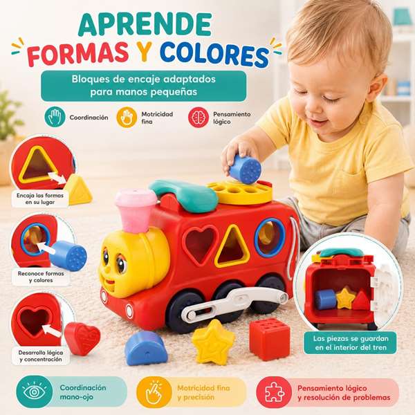 Hola Tren teléfono actividades infantiles 3 en 1 avec sons et lumières