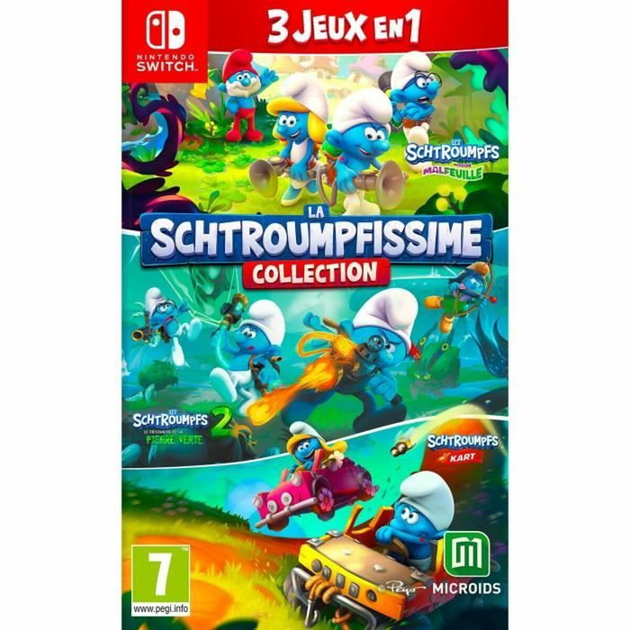 Microids La Schtroumpfissime Collection (3 Jeux en 1) - Nintendo Switch Microids La Schtroumpfissime Collection (3 Jeux en 1) - Nintendo Switch