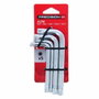 Precision Steel Jeu de 5 clés coudées XZN 12 Pans mâles 5-6-8-10-12 mm