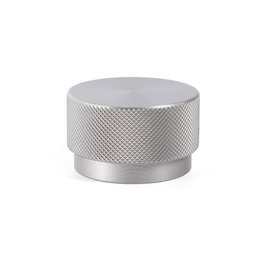 Viefe Bouton Aluminium Graf Big ø38 mm Effet Inox