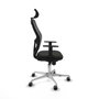 Piqueras y Crespo Chaise de Bureau 1D086G2 Noir