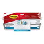 3M Panier de douche nickel satiné, 32,5x9,5x10 cm, charge max 3 kg, 1 panier + 4 bandes adhésives