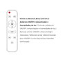 EDM Projecteur LED Solaire 200W 1500lm 6500K Lumière Froide IP65 avec Panneau Solaire et Télécommande
