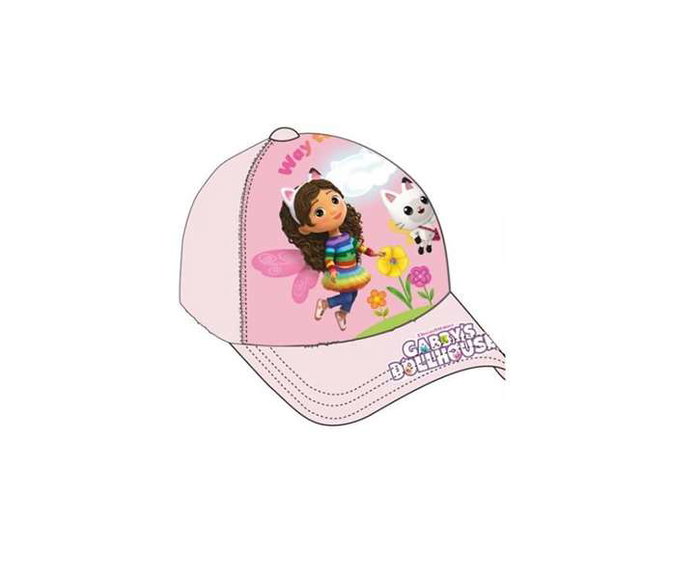 La Casa de Gabby Casquette Fille 52-54 cm - Personnage Dessin Animé - Taille Enfant 3 Ans