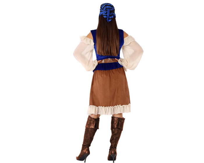 Disfraz Pirata Azul Mujer Adulto Disfraz Pirata Azul Mujer Adulto