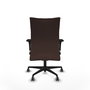 Piqueras Y Crespo Chaise de bureau Albacete confidente, Simili-cuir Marron foncé