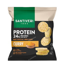 SANTIVERI Mini Tortitas Protein Curry
